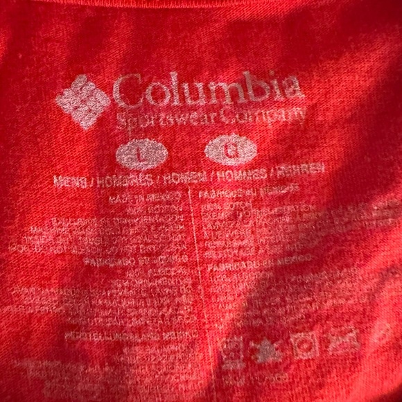 💥Columbia Men's Vibrant Red Short Sleeve Tee - Picture 6 of 7